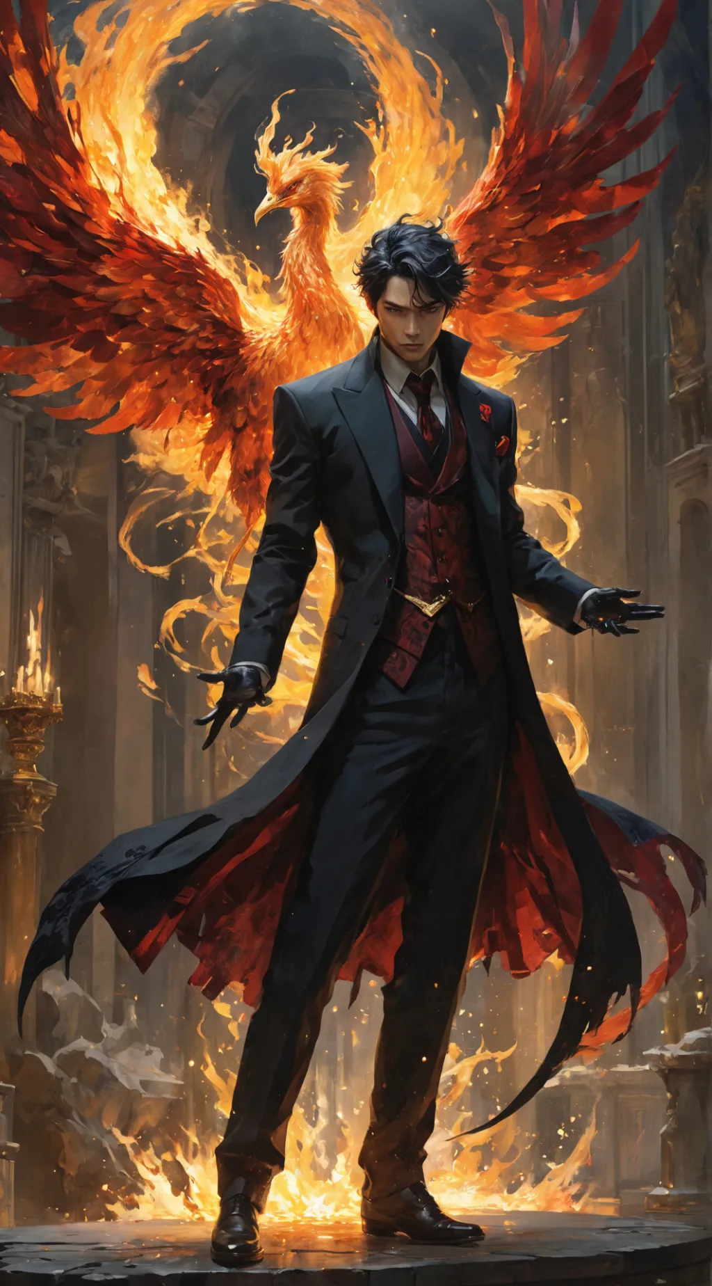 ai character: Ash background