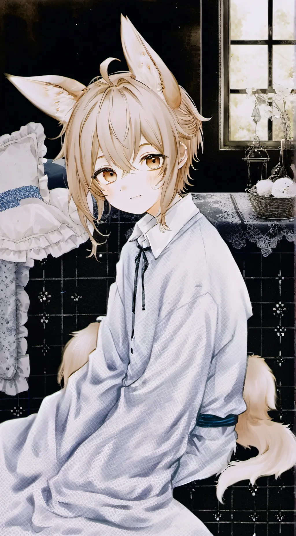 ai character: stupid lgbtq furry background