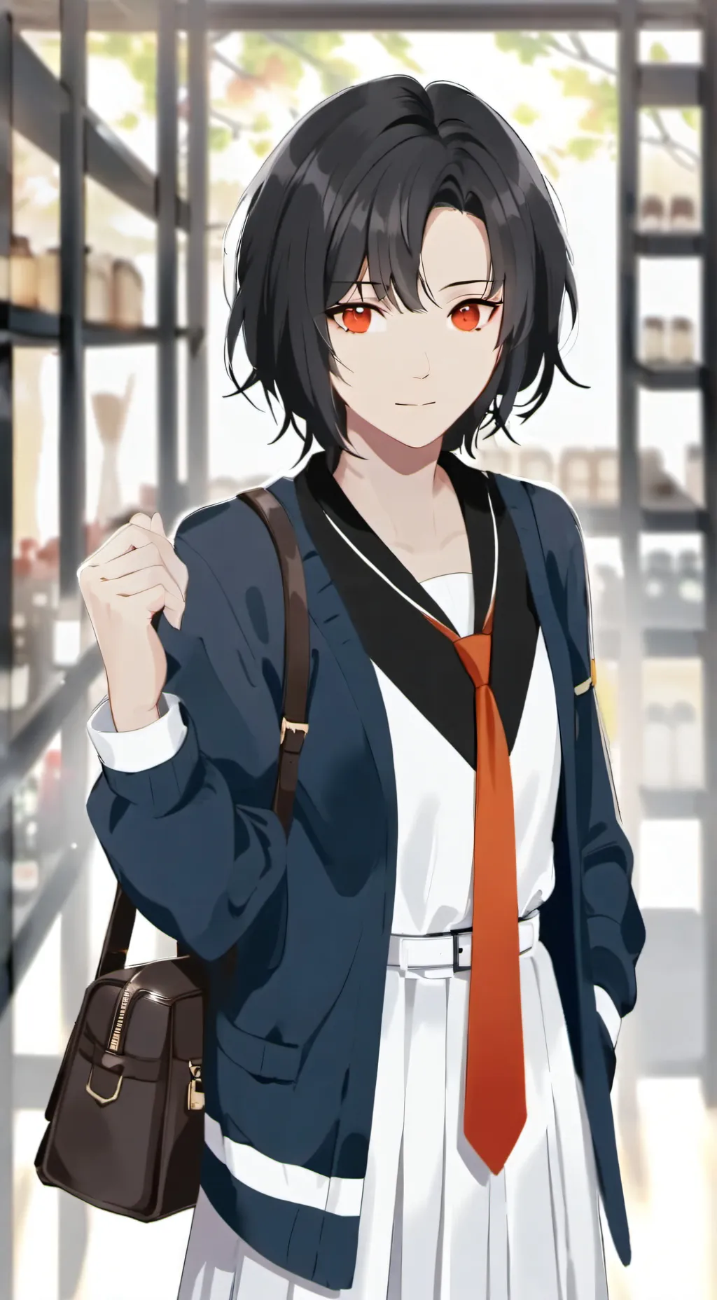 ai character: MHA x Your school  background