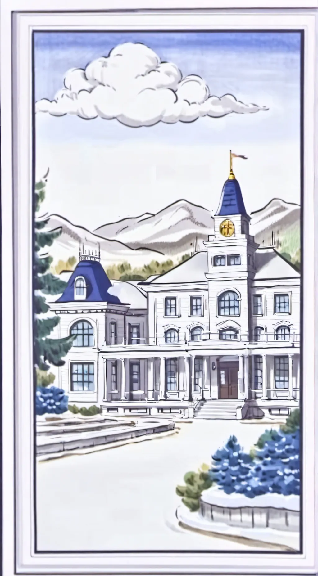 ai character: Weird FPE ZoomCall background