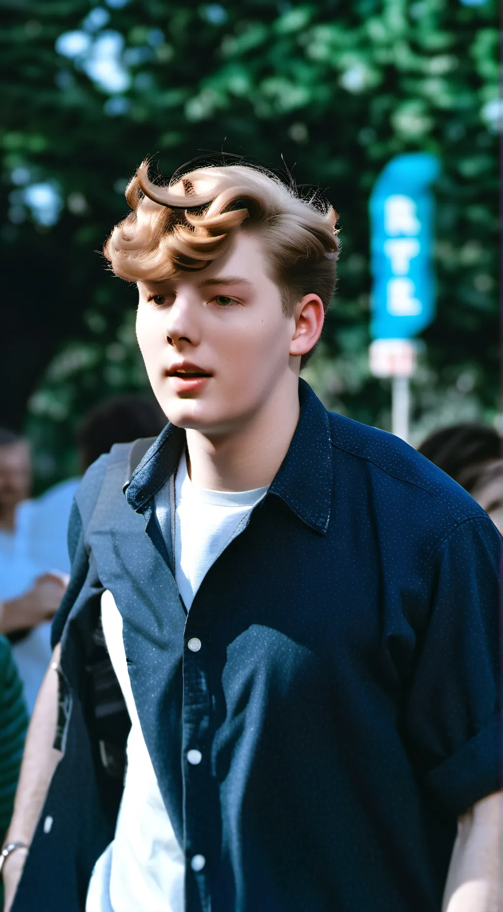 ai character: Carter  background