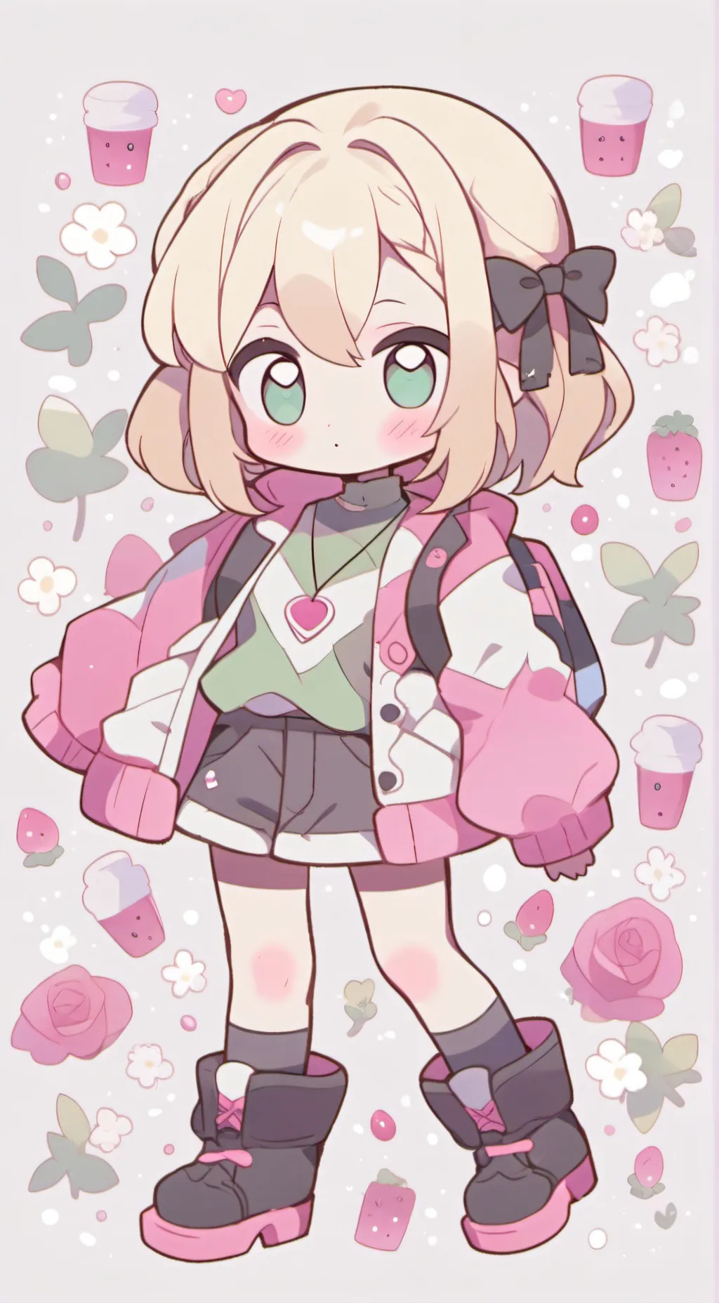 ai character: Lanna ❤️‍🔥💝❤️💋✨️🎀 background