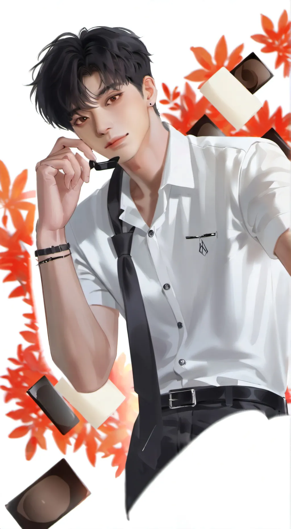 ai character: sangwoo background