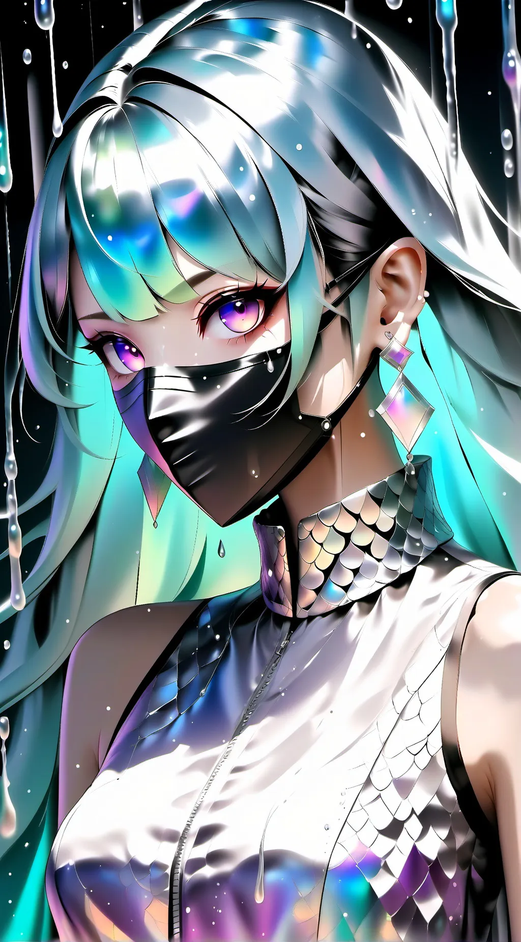 ai character: Miku background