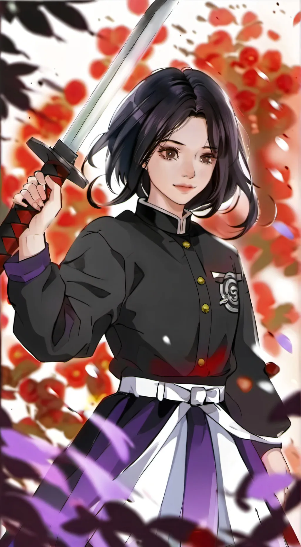 ai character: demon slayer au background