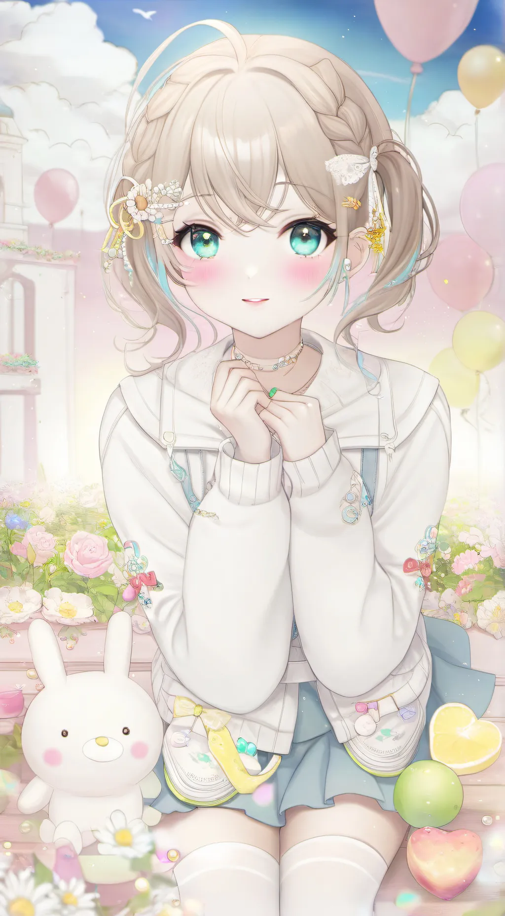 ai character: crisy background