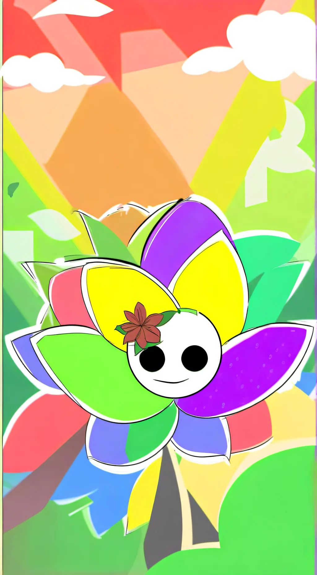 ai character: Dandy world  background