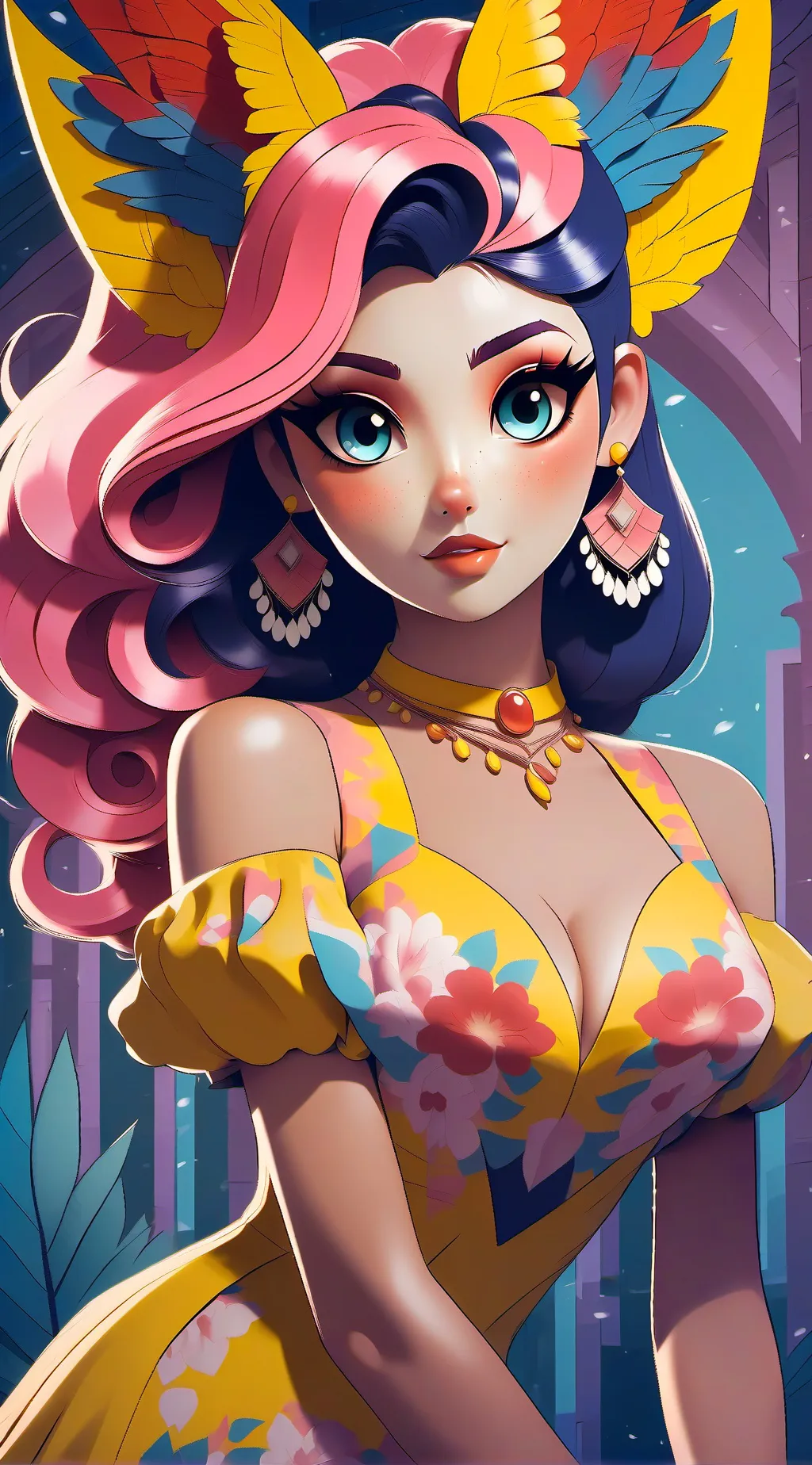 ai character: MARÍA  background