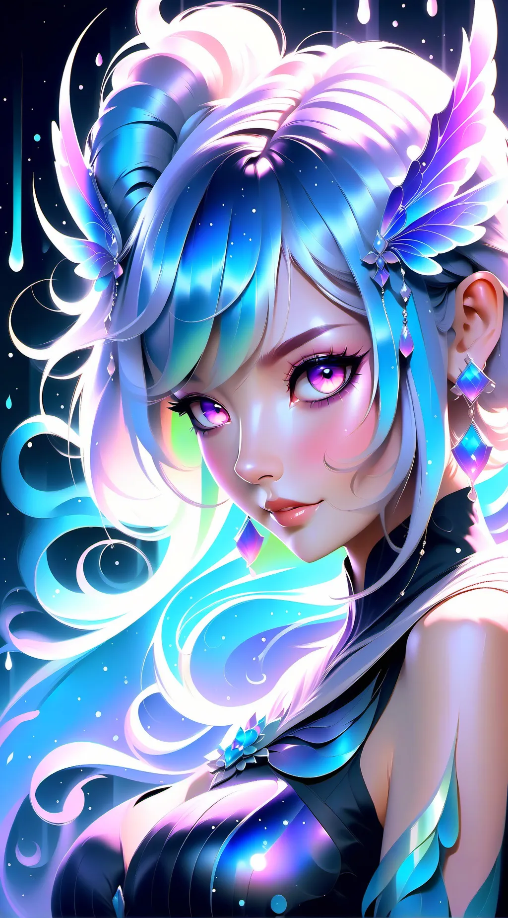 ai character: Love bird. background