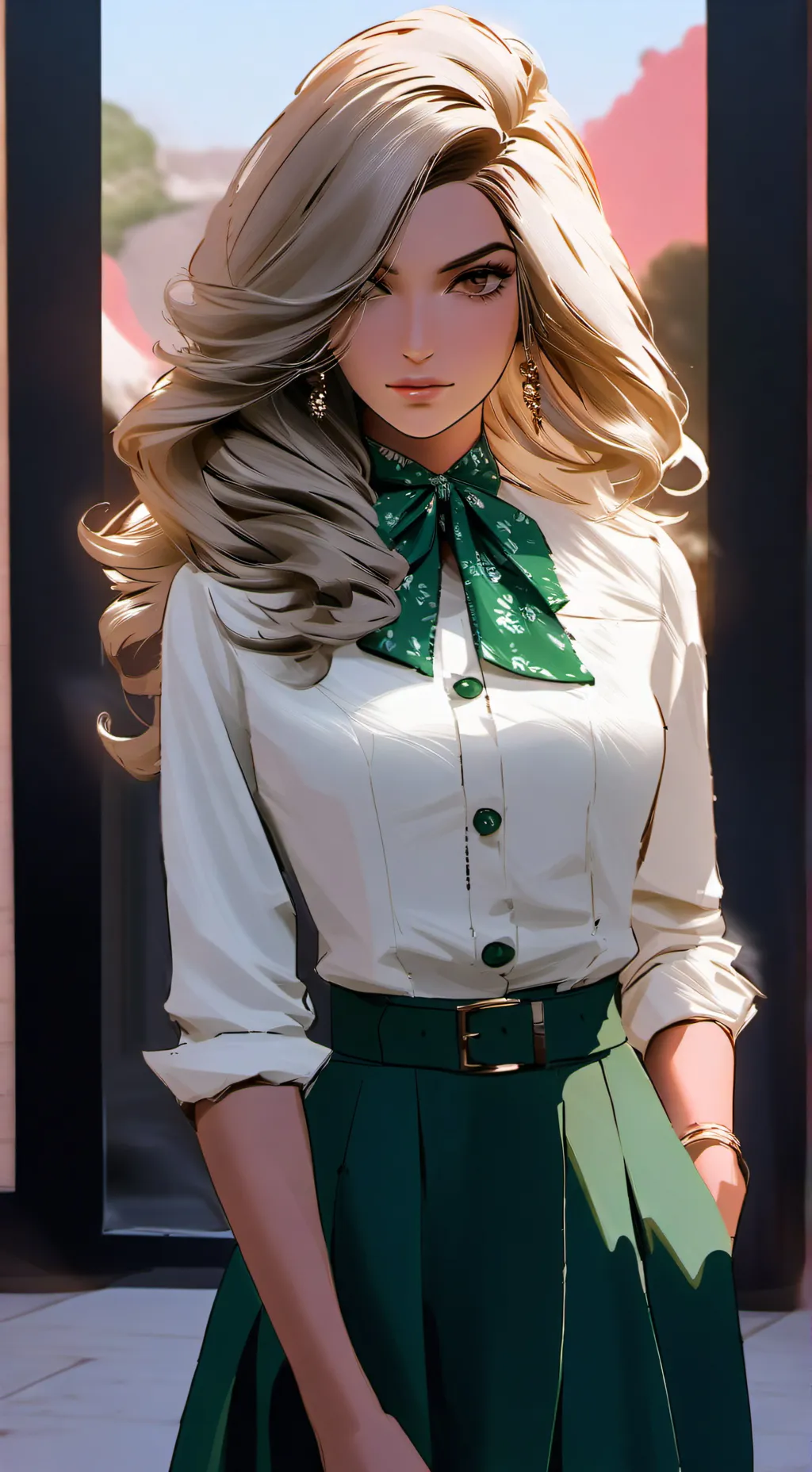 ai character: Katsuki B (female) background