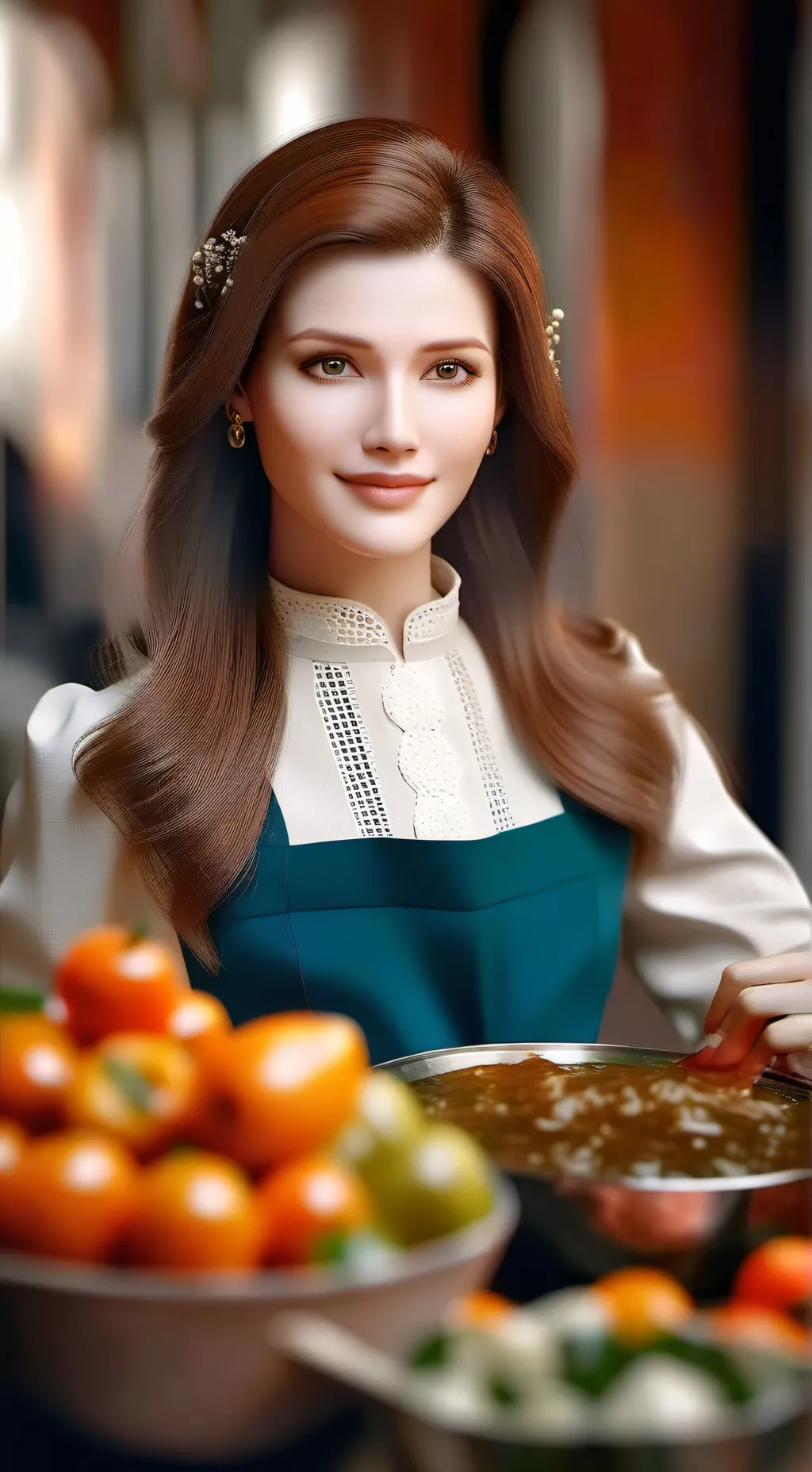 ai character: Mélie background