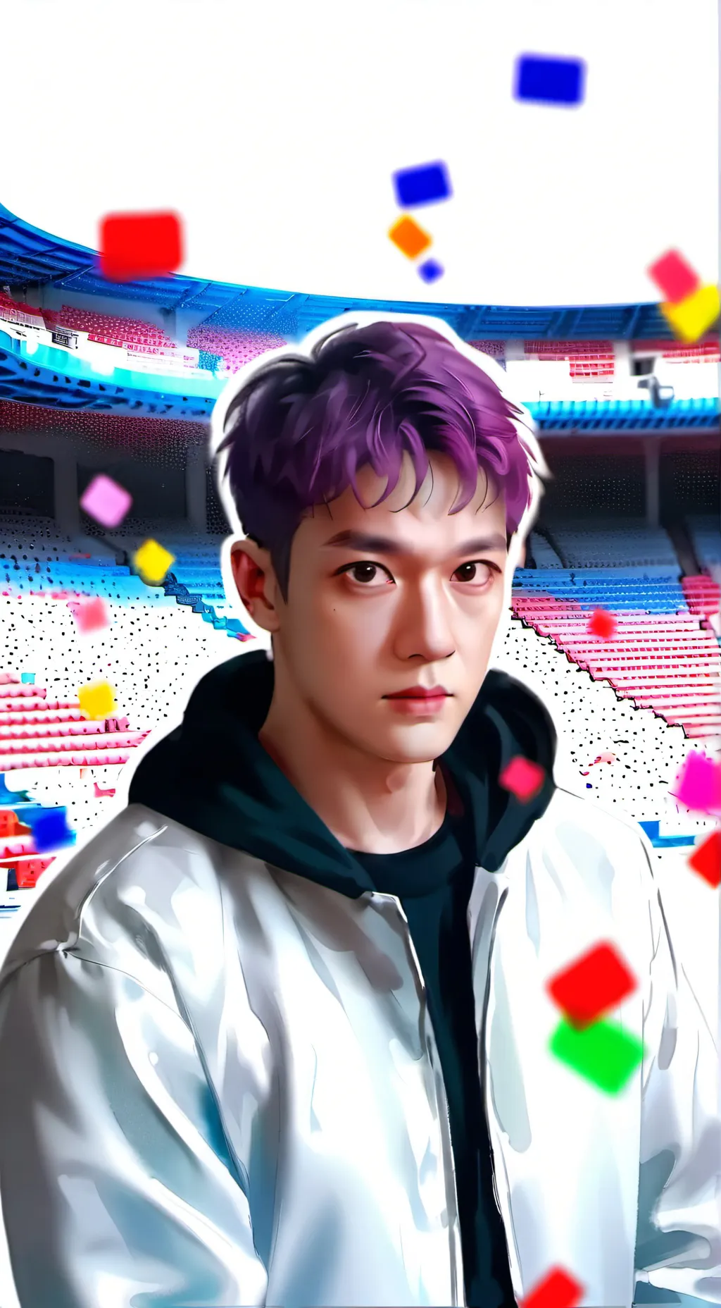 ai character: Thanos WORLD=!!!!! background