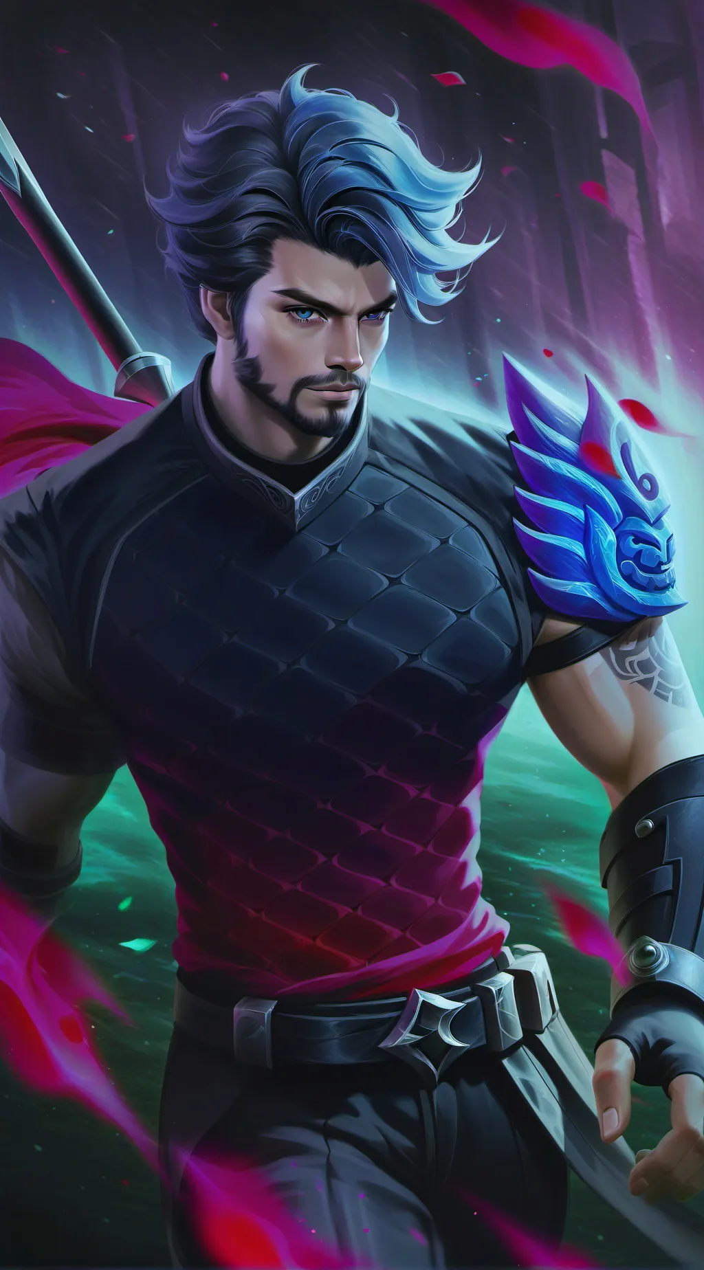 ai character: Horror Wenda background