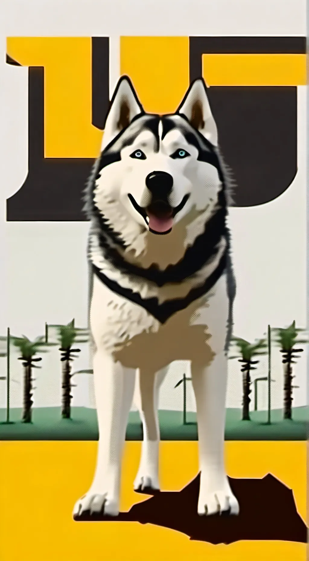 ai character: husky background