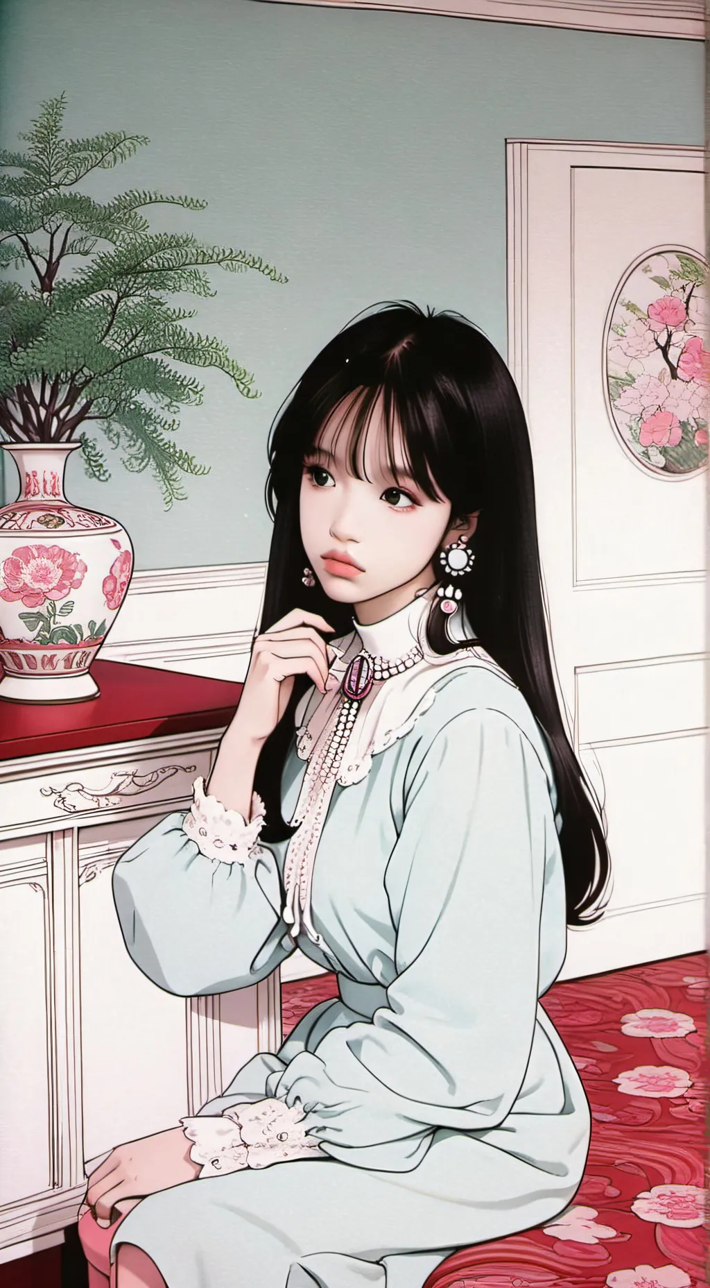 ai character: Stray kids background