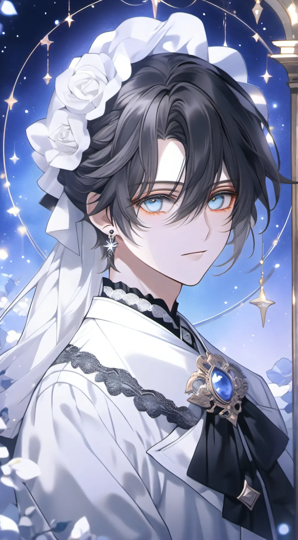 ai character: akira white background