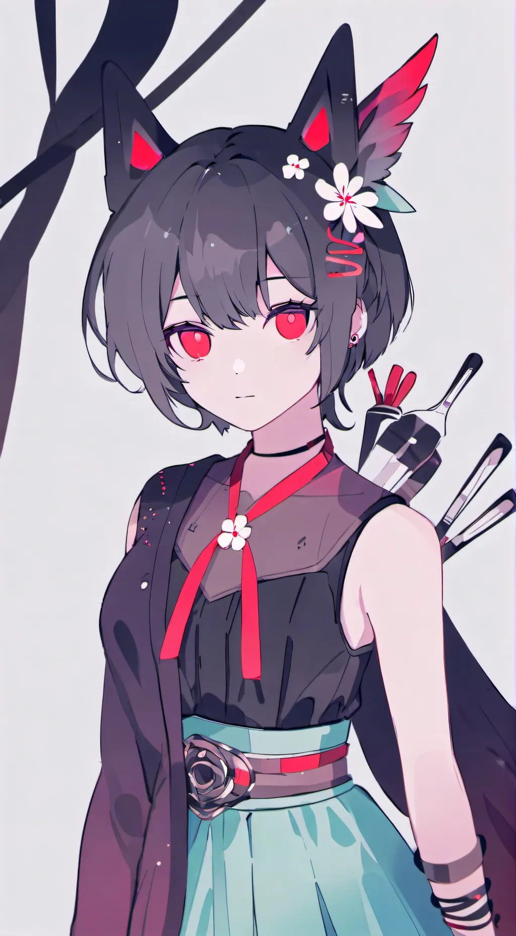 ai character: A for adley  background