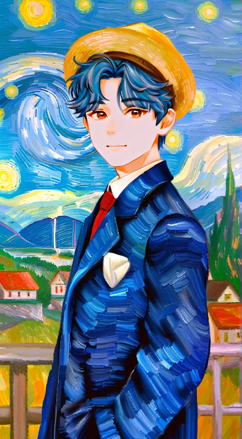 ai character: Noah merlin background