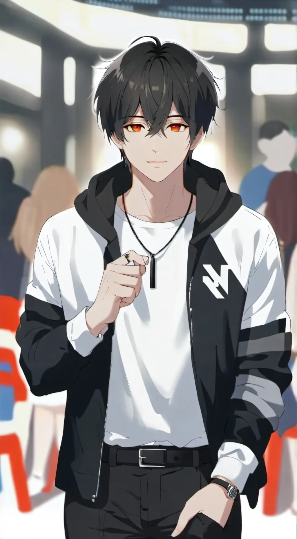 ai character: Fd background