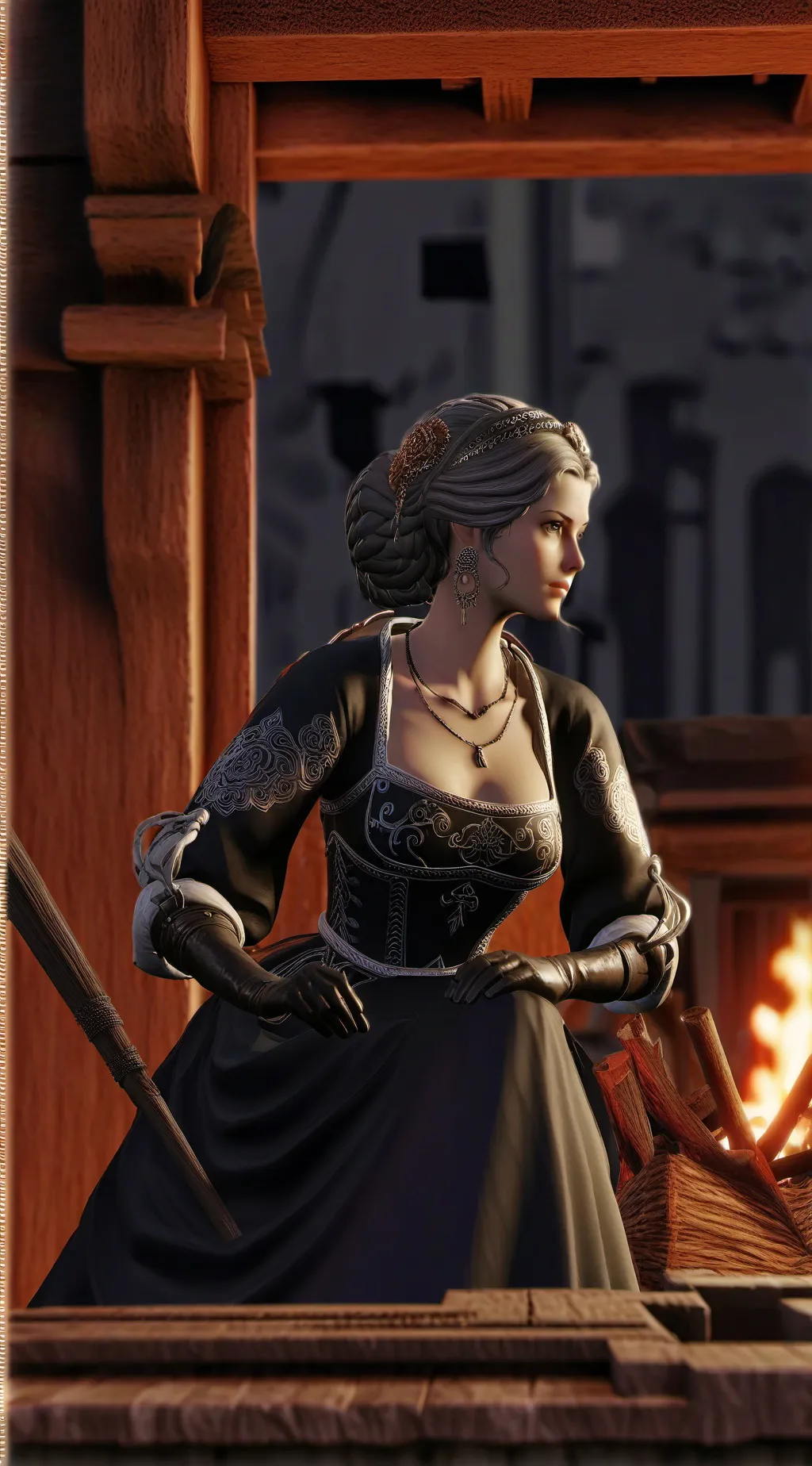 ai character: Maria background