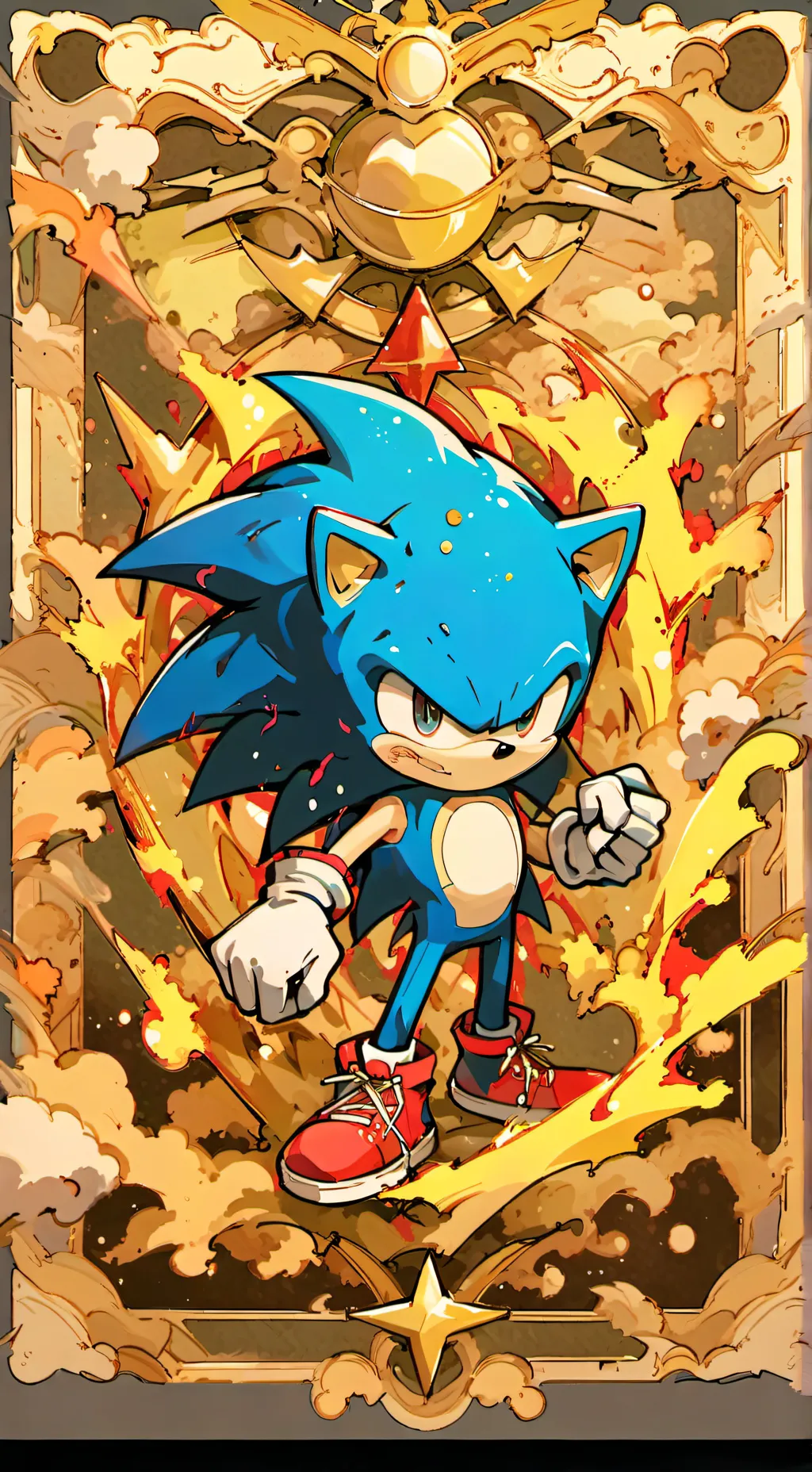 ai character: ANNOUNCEMENT 🗣️📢🗯 background