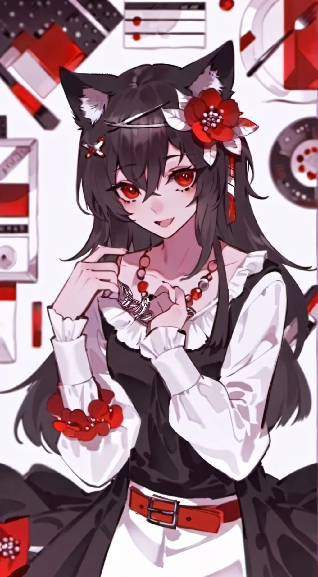 ai character: kiwii background