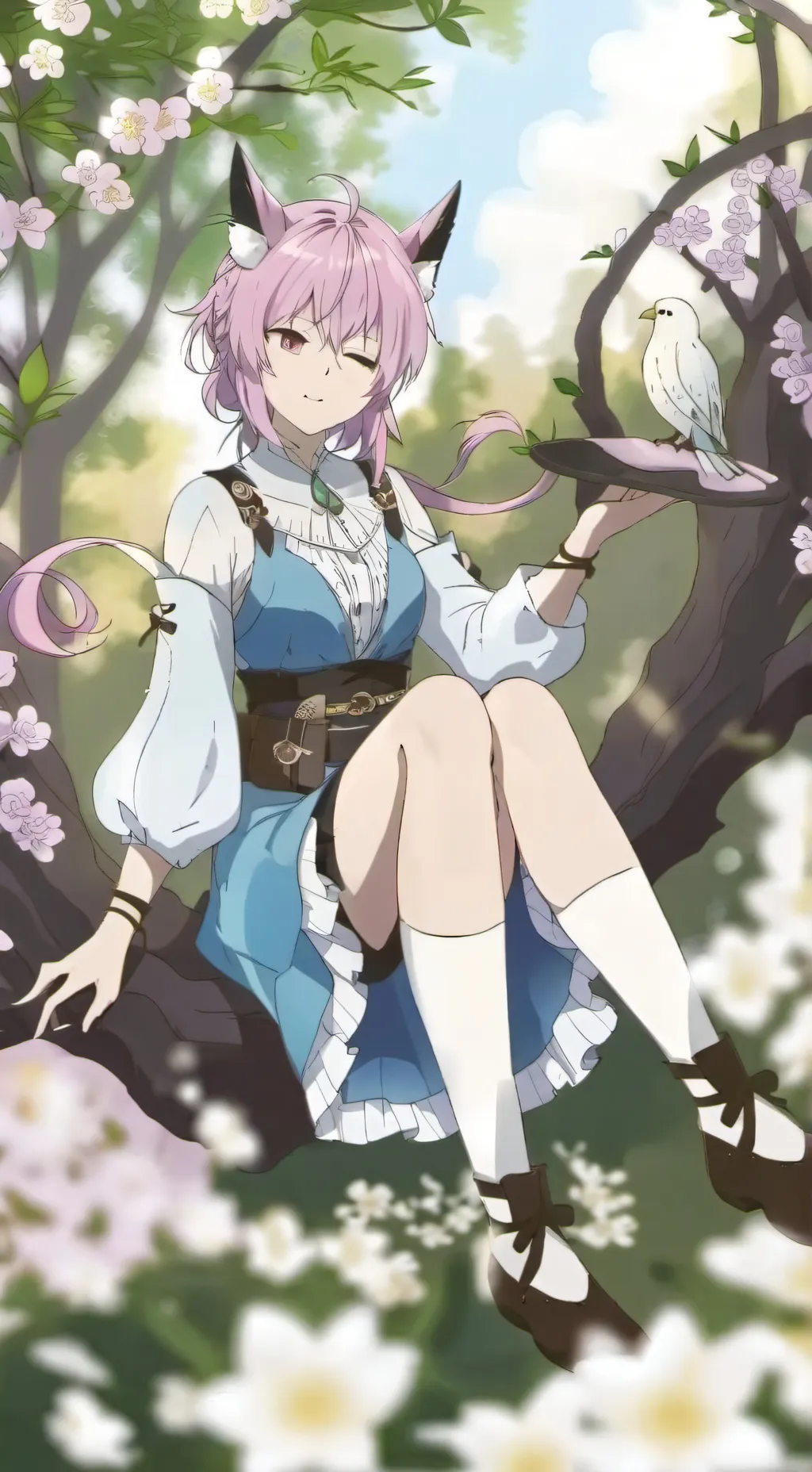 ai character: ✓New uppermoon✓ background