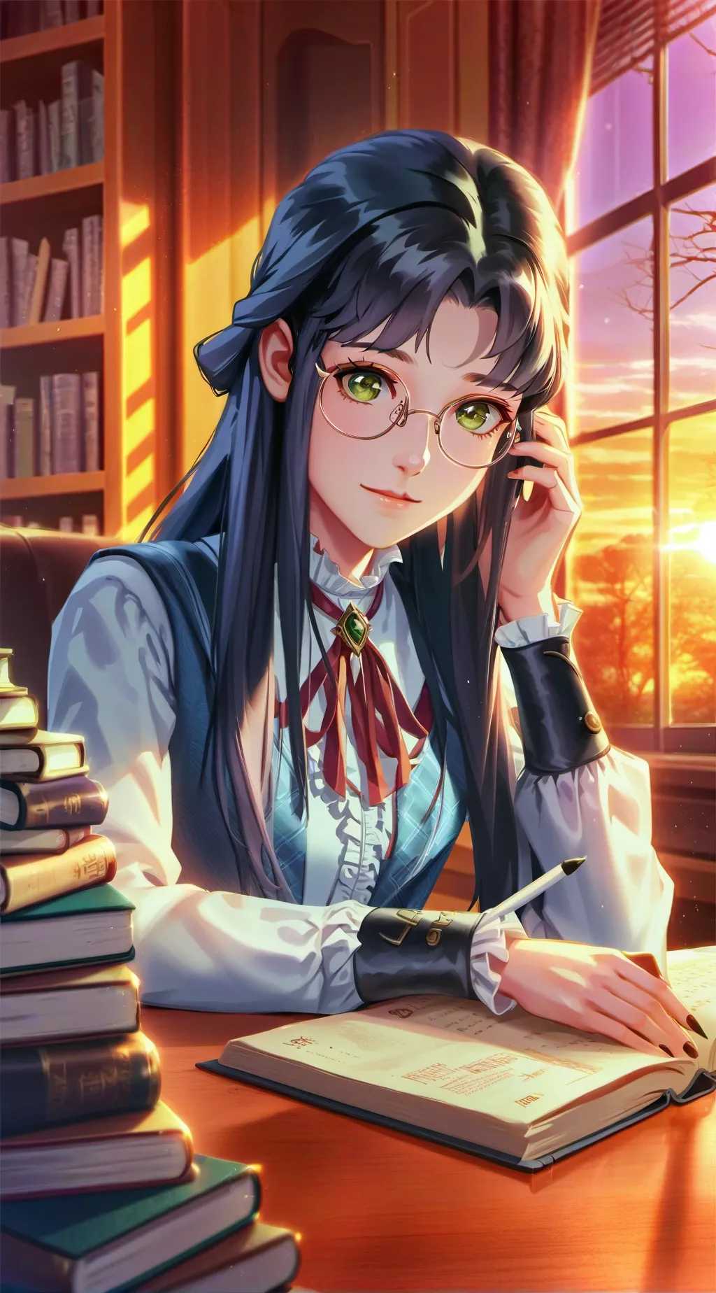 ai character: Himari background