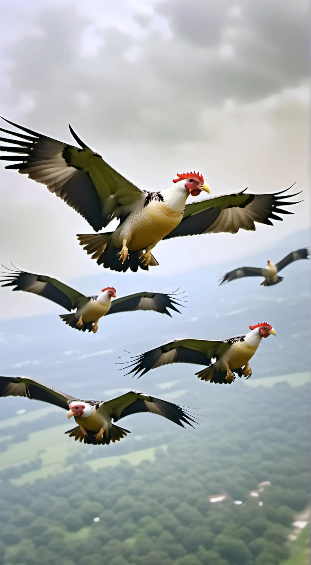 ai character: chicken background