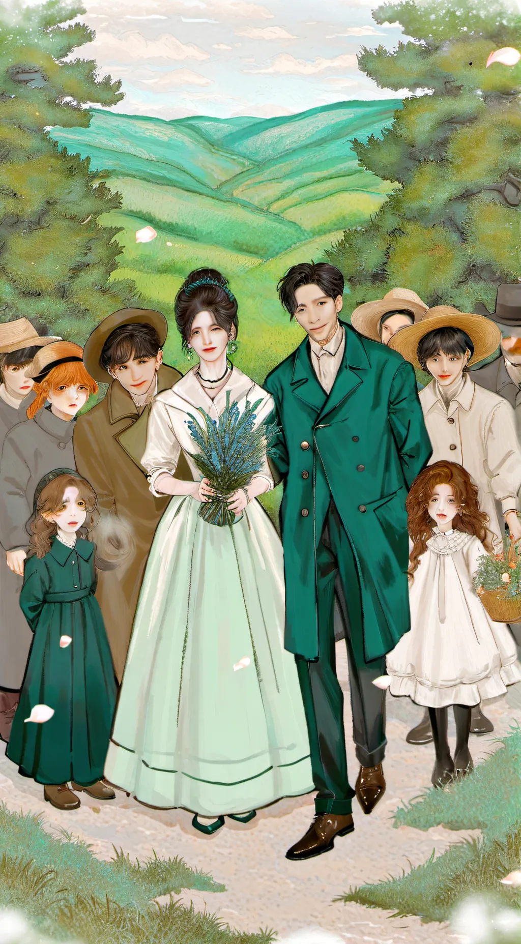 ai character: Family Reunion background