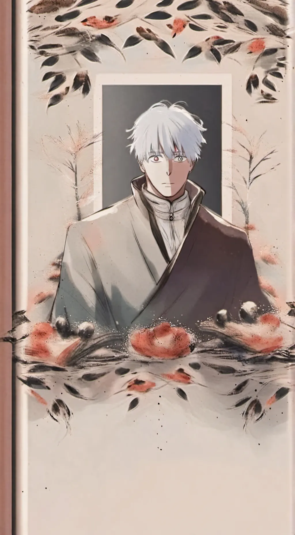 ai character: Gojo get sealed  background