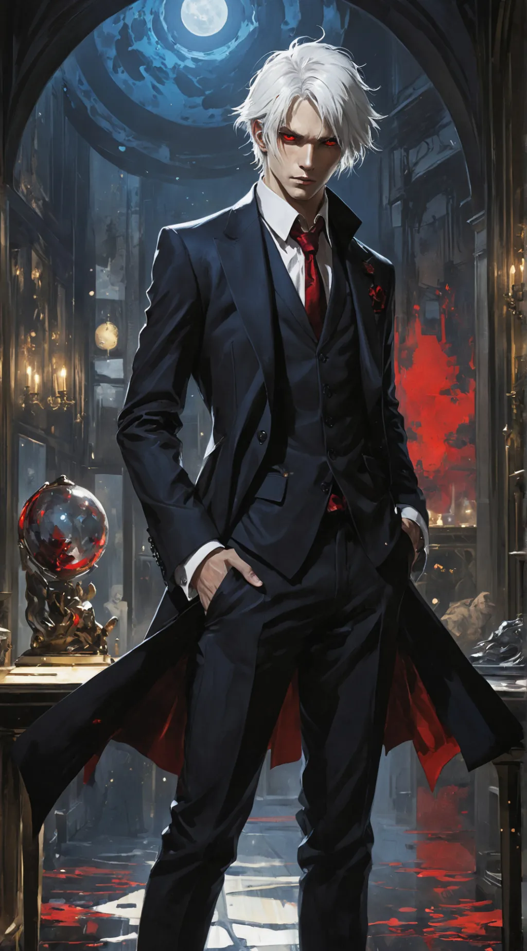 ai character: ♥ dark romance♥ background