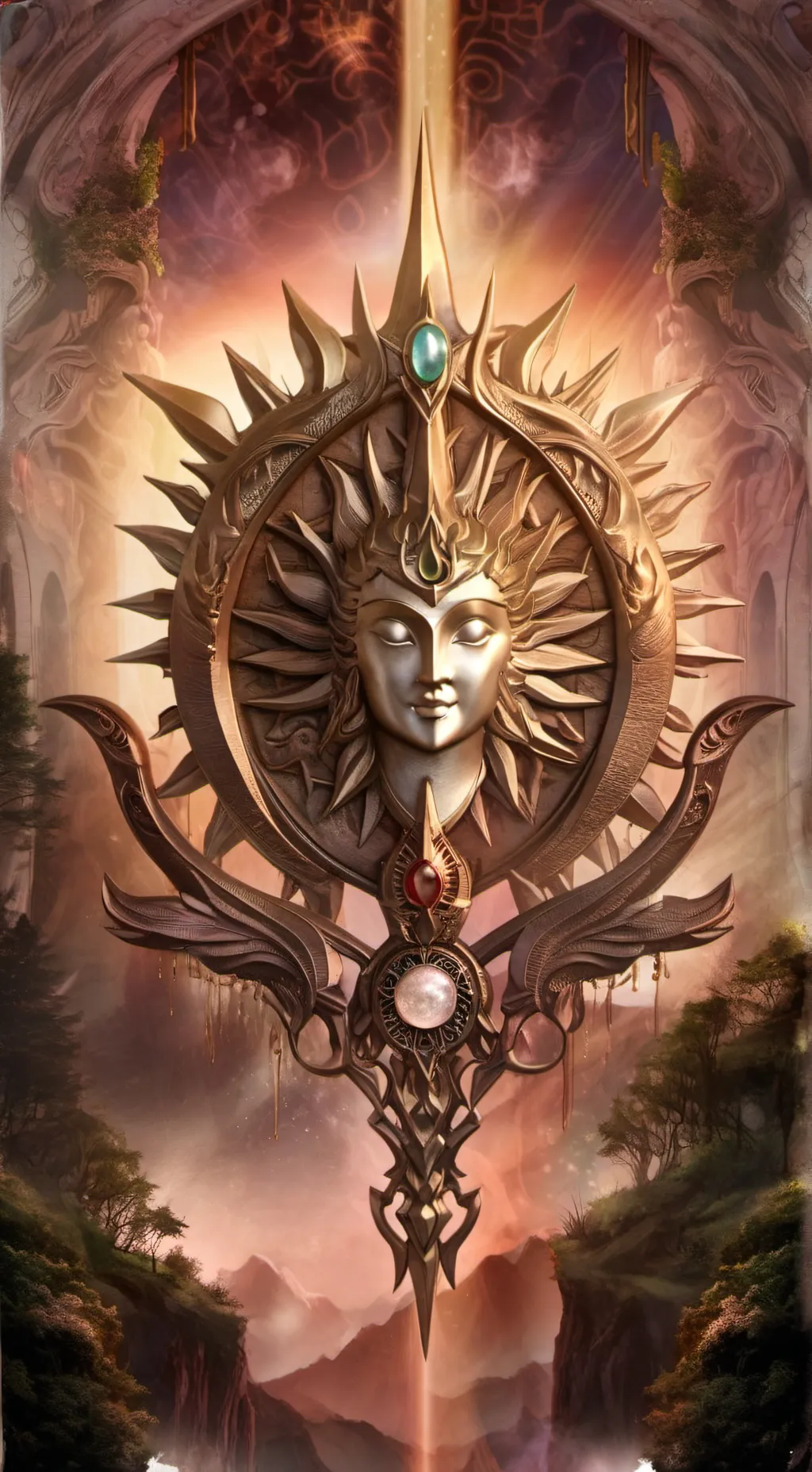 ai character: Ruin background