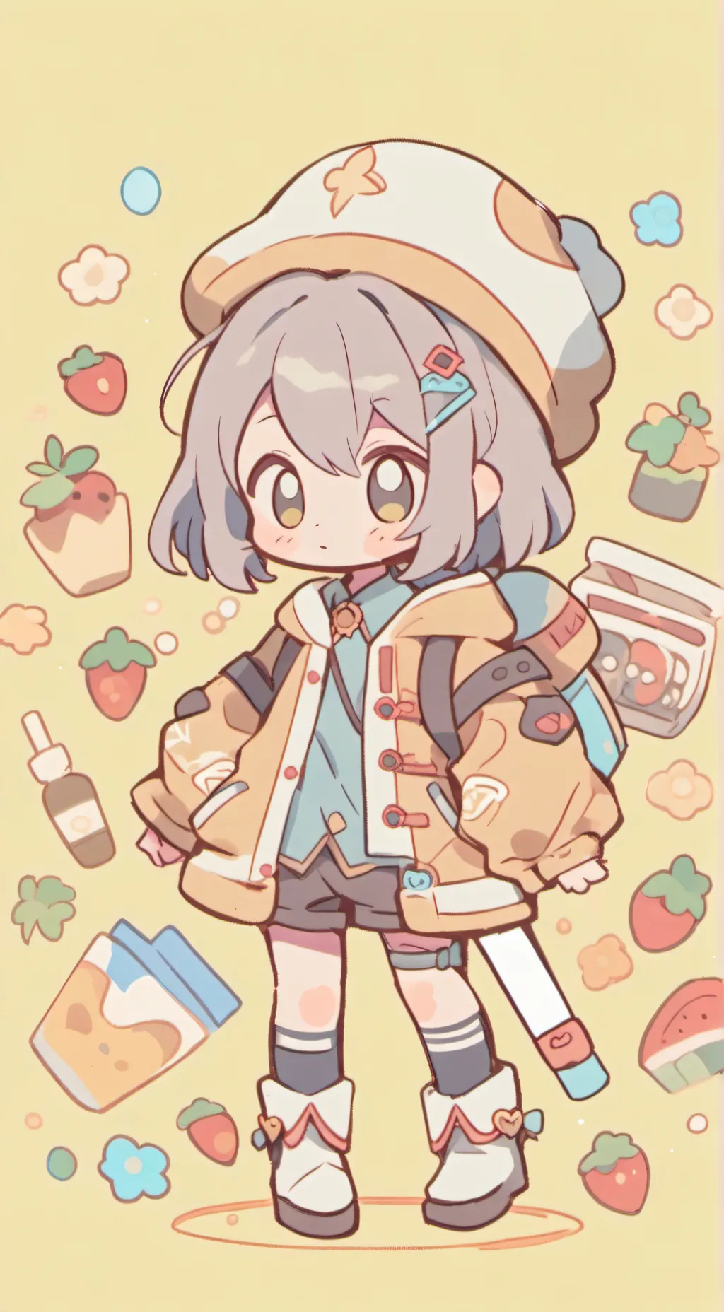 ai character: BakuDeku parents background