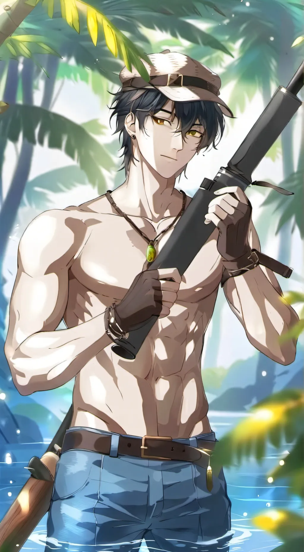 ai character: commando background