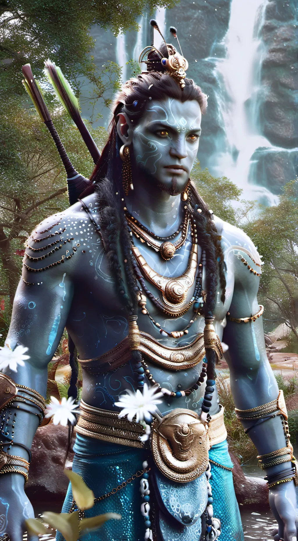 ai character: neteyam  background