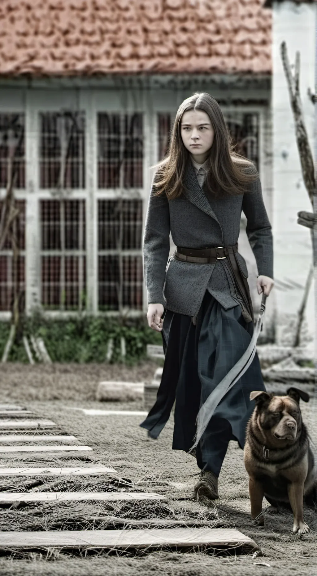 ai character: Judith Grimes TWD background