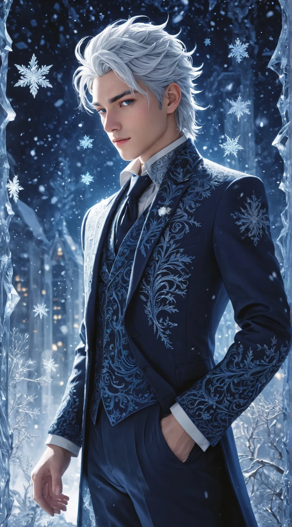 ai character: Frost background