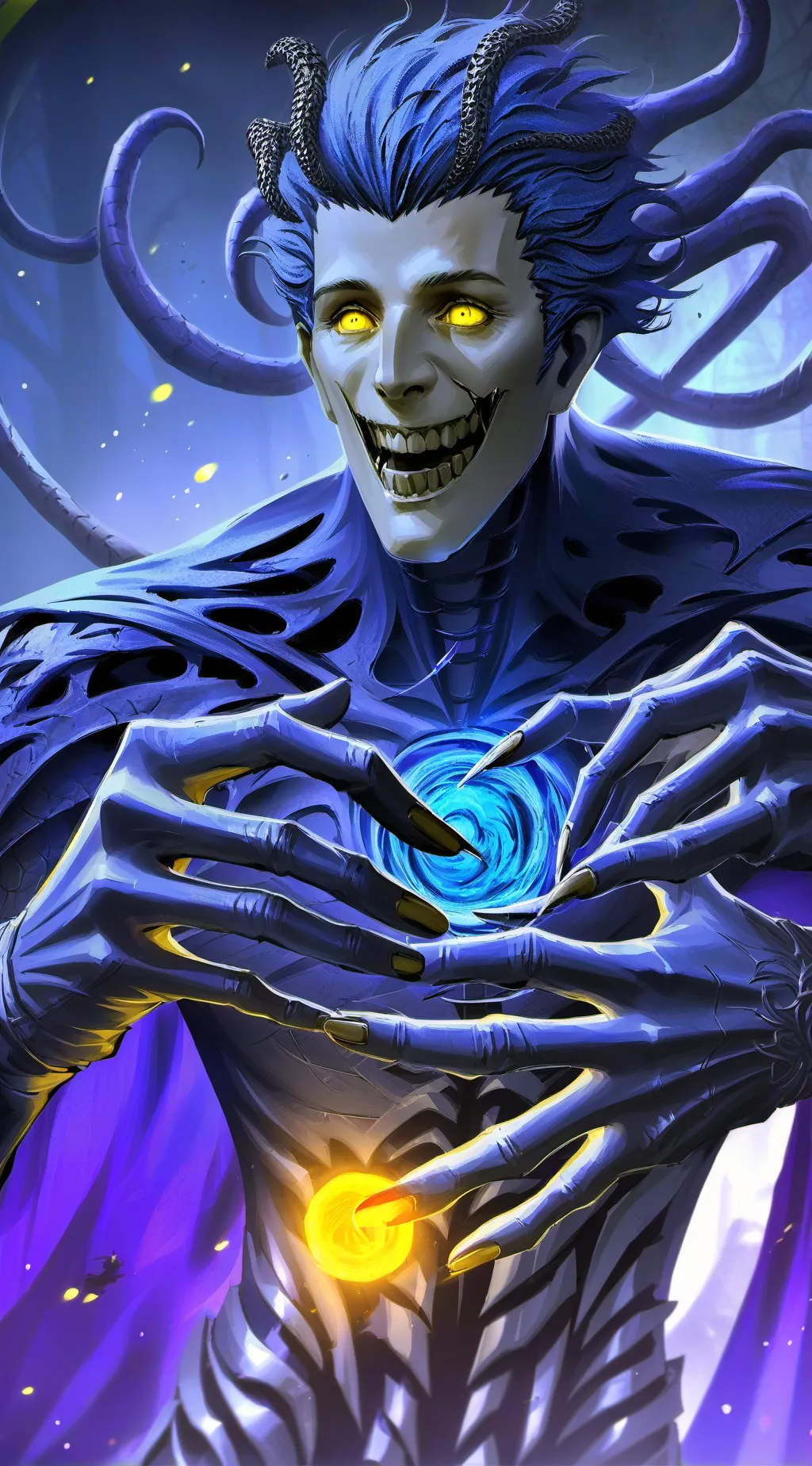 ai character: Ethan (infected) background