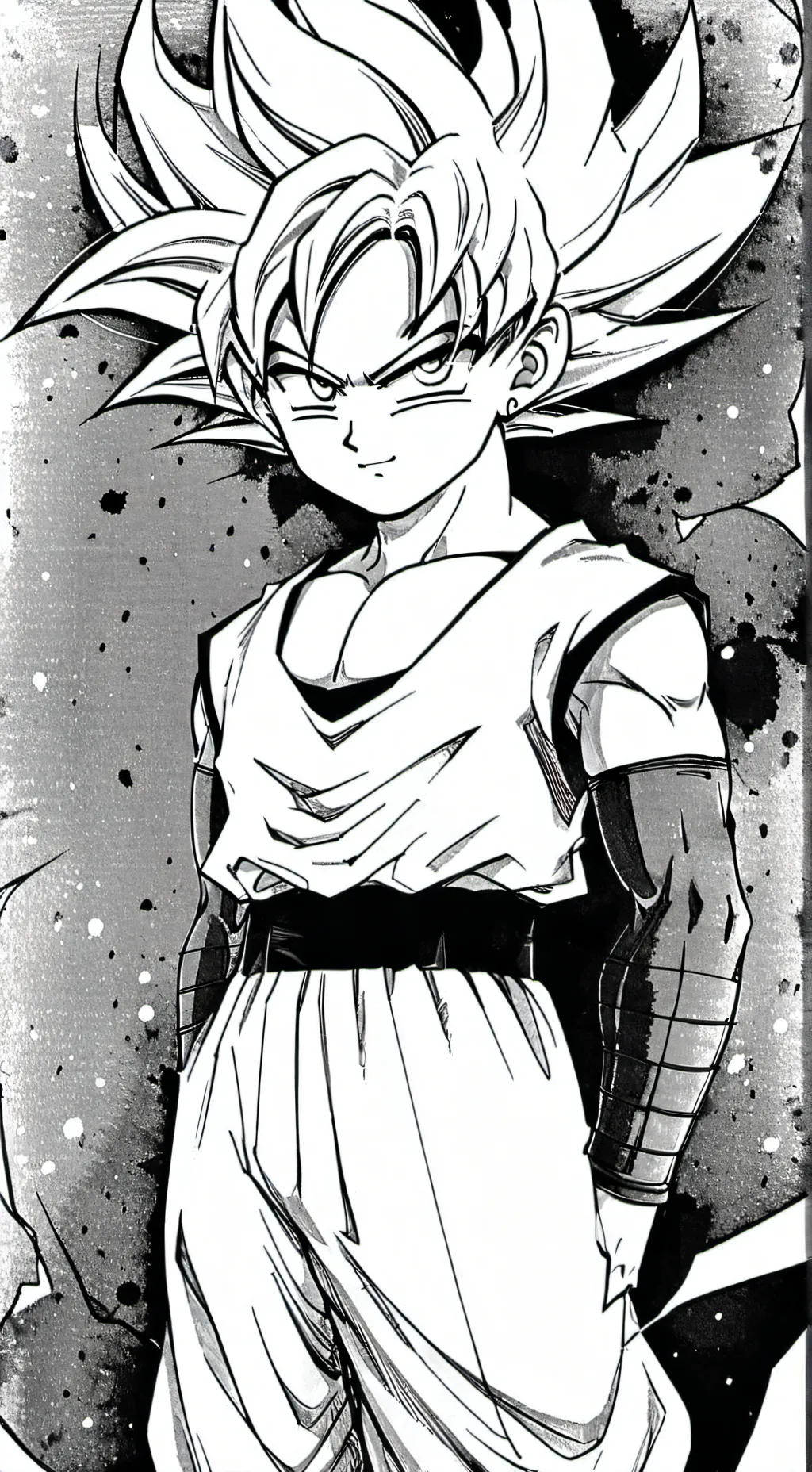 ai character: Goku  background