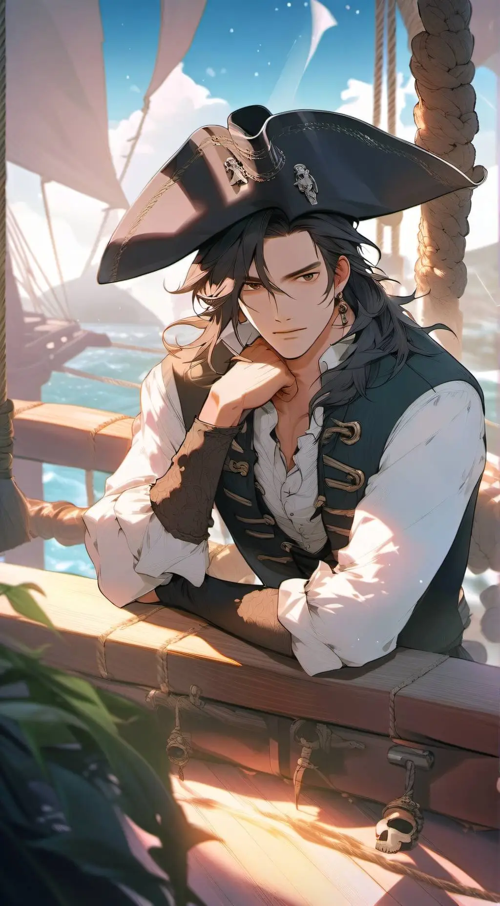 ai character: Dante harrow background