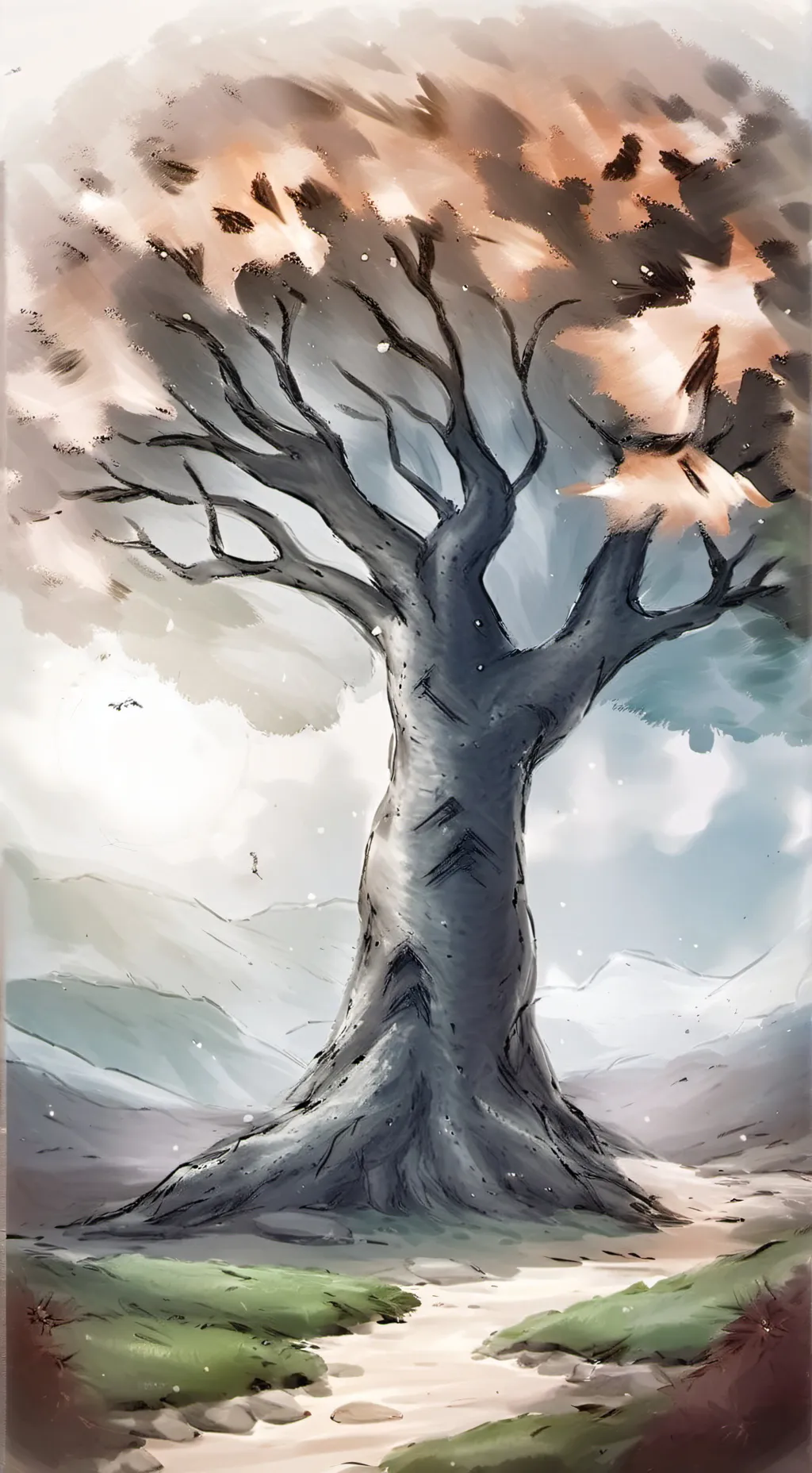 ai character: los sprunkis nieve background