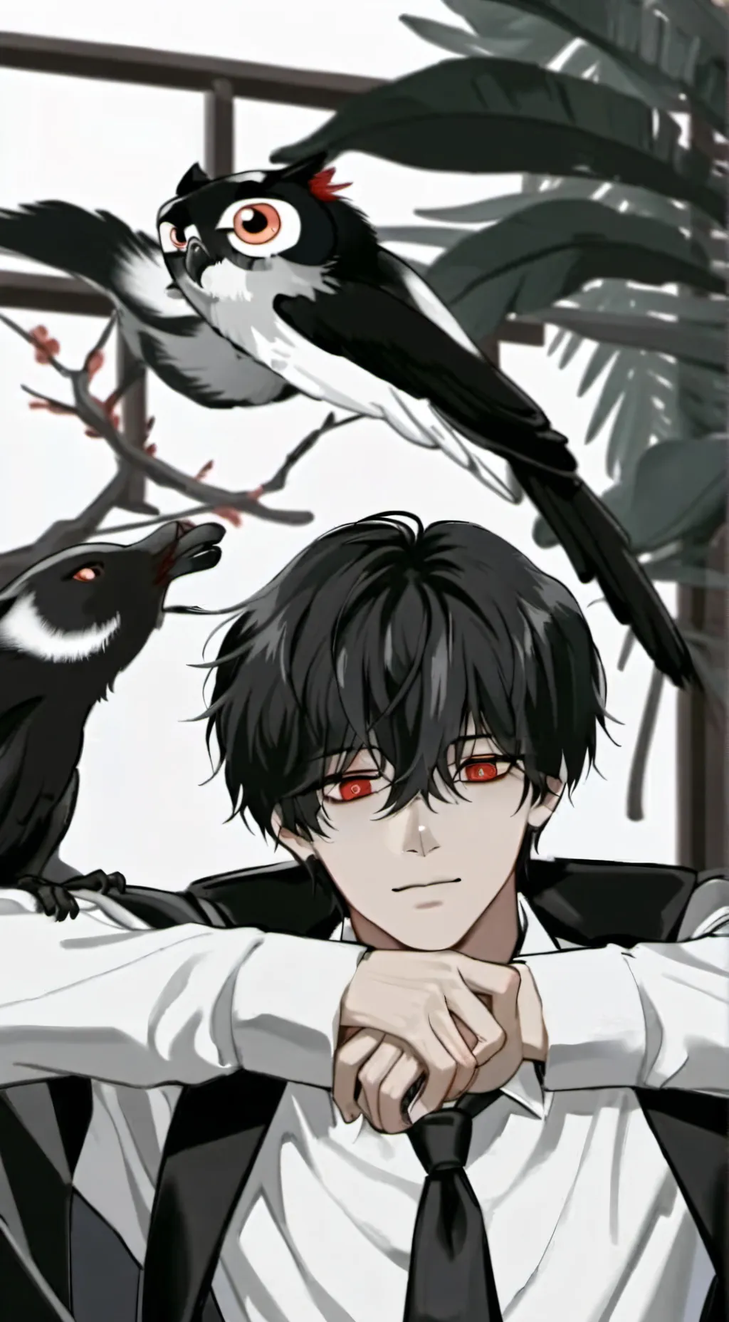 ai character: sevastian xddd background