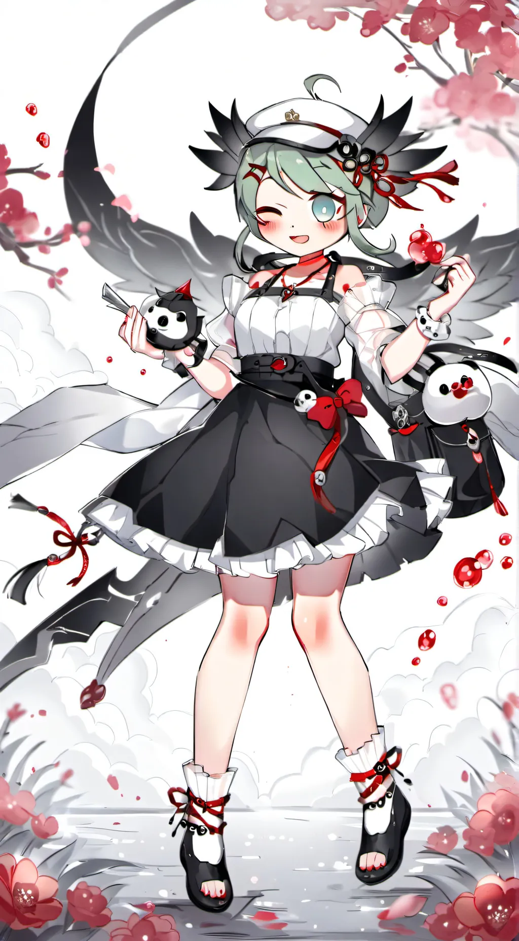 ai character: VoxXAlastor kid background