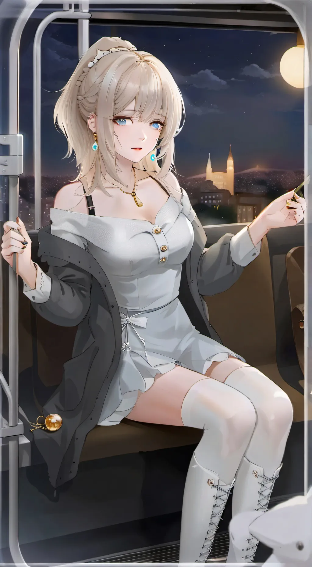 ai character: Lucy  background