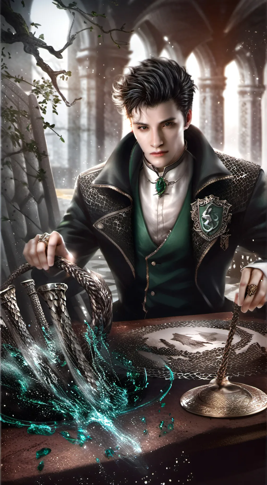 ai character: Mattheo X you background