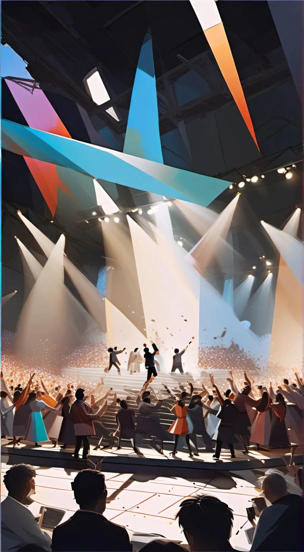 ai character: Pregnant Concert★ background