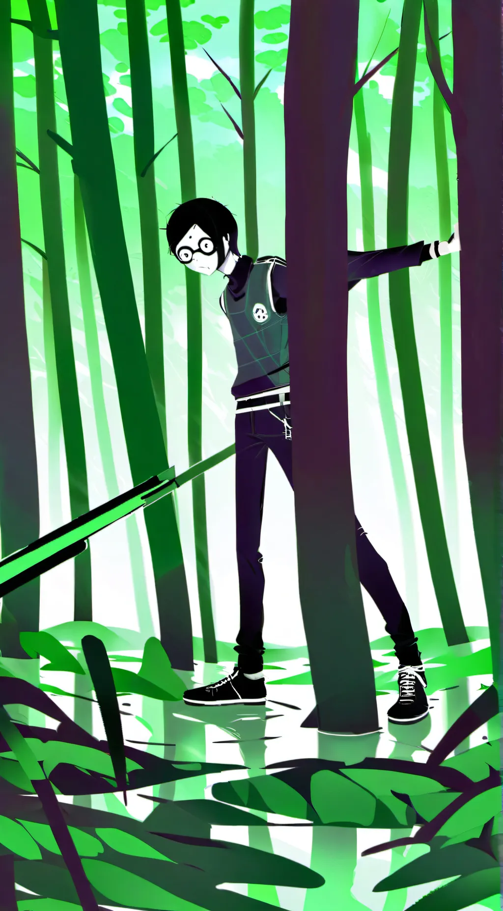 ai character: vee background