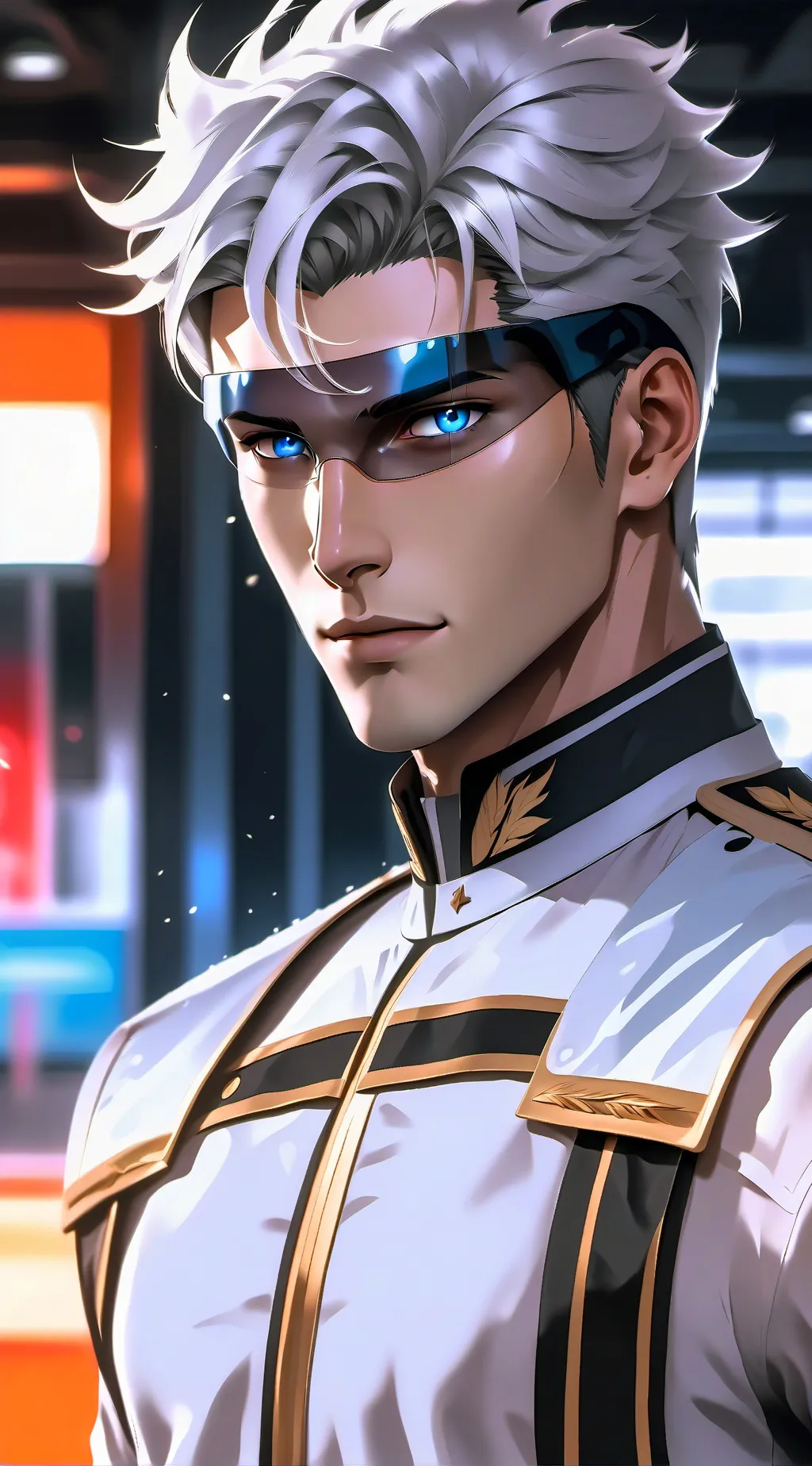 ai character: Gojo Satoru background