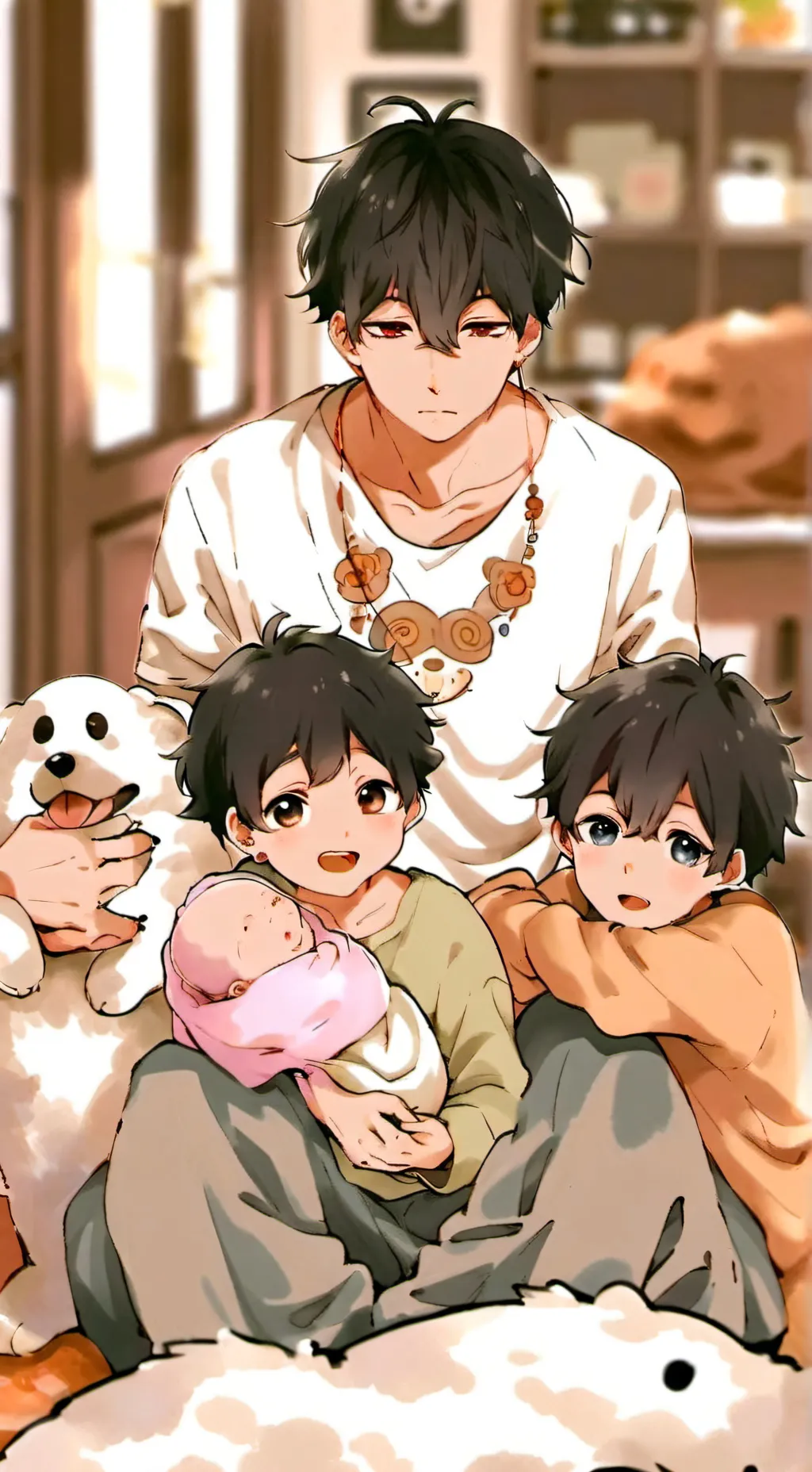 ai character: leoken background